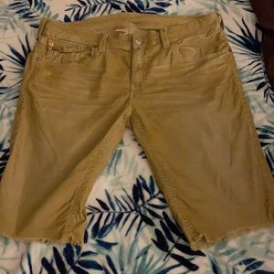True religions shorts size 38